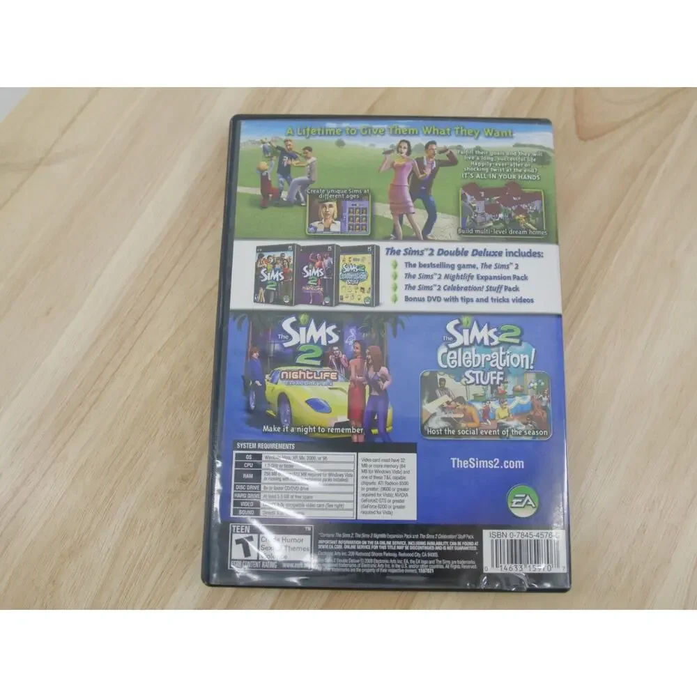 Sims 2 PC games Unleashed, House party, Sims2 Business, Double Deluxe Lot Of 4